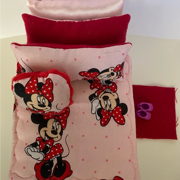 Handmade Barbie Skipper 4” Inch Doll Bedding Bundle Set - Picture 3 of 5